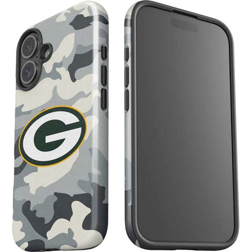 NFL Green Bay Packers Camo iPhone 16 Plus Impact Case